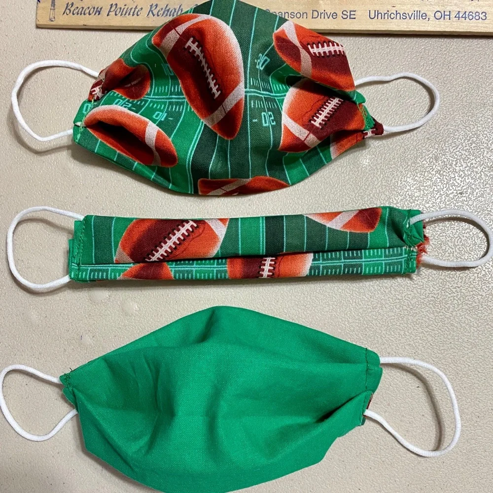 Football Face Mask Handcrafted